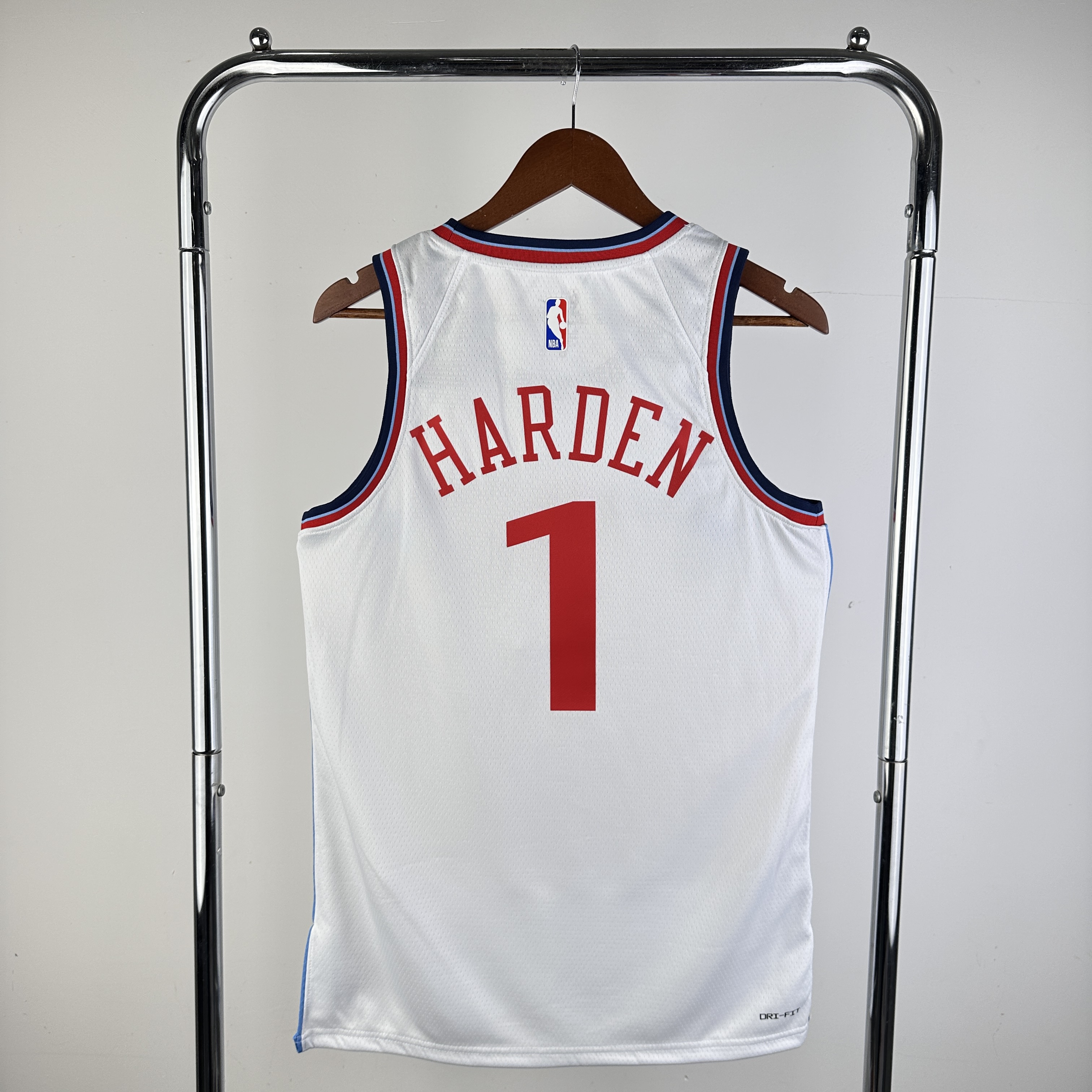 Men Los Angeles Clippers 1 Harden White Season Nike 2024 NBA Jersey